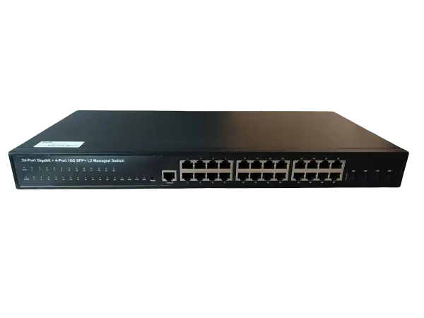 Exelink SGX3528-V2 switch za Rack sa 24x10/100/1000 Base-T, 4x1G/10GE Base-X SFP+ porta