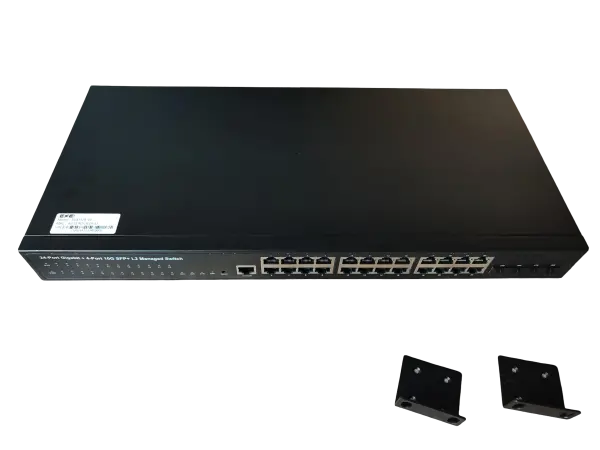 Exelink SGX3528-V2 switch za Rack sa 24x10/100/1000 Base-T, 4x1G/10GE Base-X SFP+ porta