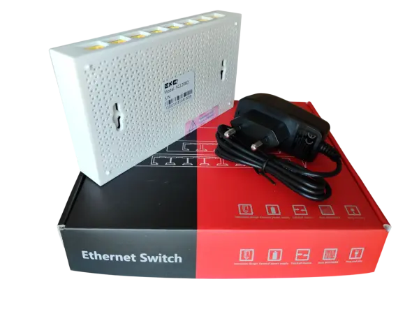 ExeLink SG1208D swich 8x 10/100/1000 Base T-Ports, plastično kućište