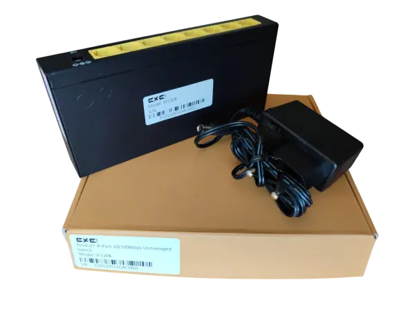 ExeLink SF1208 switch 8 Ethernet Portova, metalno kućište