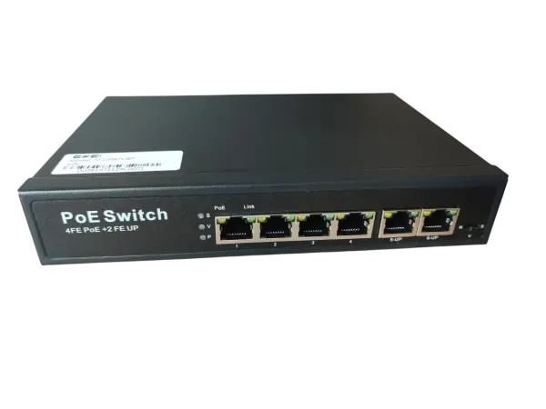 ExeLink SF1006TUBP switch 1x10/100 Base-TX(POE++), 3x10/100 Base-TX(POE/POE+), 2x10/100 Base-TX