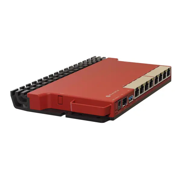 MikroTik L009UiGS-RM in Desktop/1U rackmount case with RouterOS L5