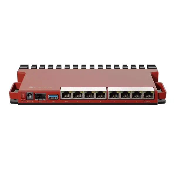 MikroTik L009UiGS-RM in Desktop/1U rackmount case with RouterOS L5
