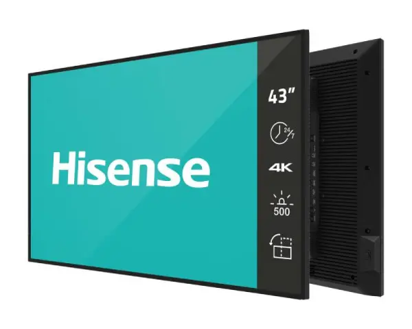 HISENSE 43 inča 43DM66D 4K UHD 500 nita Digital Signage Display - 247 Operation 
