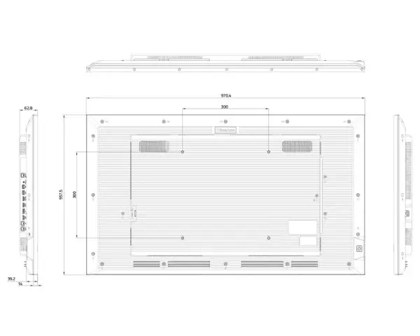 HISENSE 43 inča 43GM50D 4K UHD 500 nita Digital Signage Display - 187 Operation 