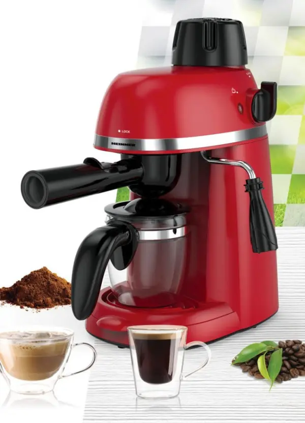 Espresso aparat HEINNER HEM-350RD 3,5bar0,24l