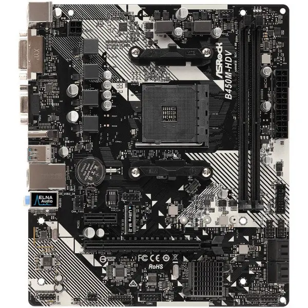 Matična ploča MOT AM4 ASRock B450M-HDV R4.0 mATX