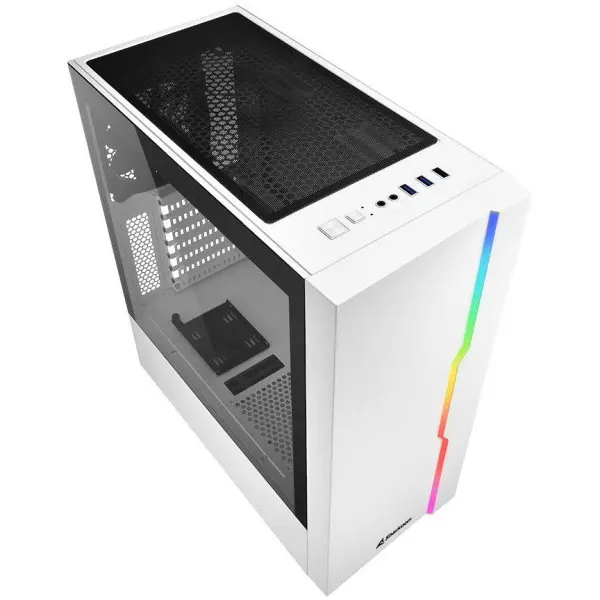 Kućište Midi Sharkoon RGB Slider white