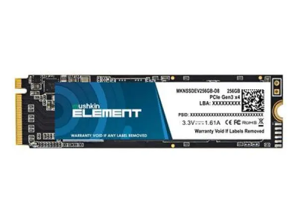 SSD Mushkin Element 256GB PCle 3.0 x4 NVMe