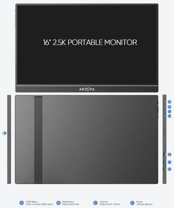 Eksterni (Portable) ekran Z1RC 2.5K QHD