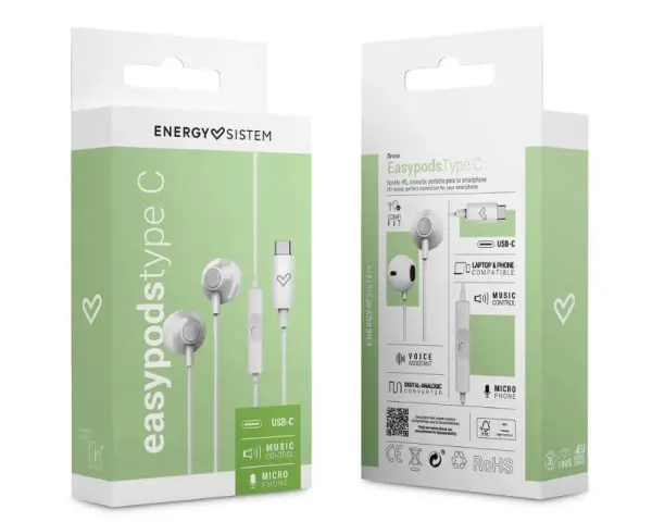 ENERGY SISTEM EasyPods Snow type C slušalice (M45927) 