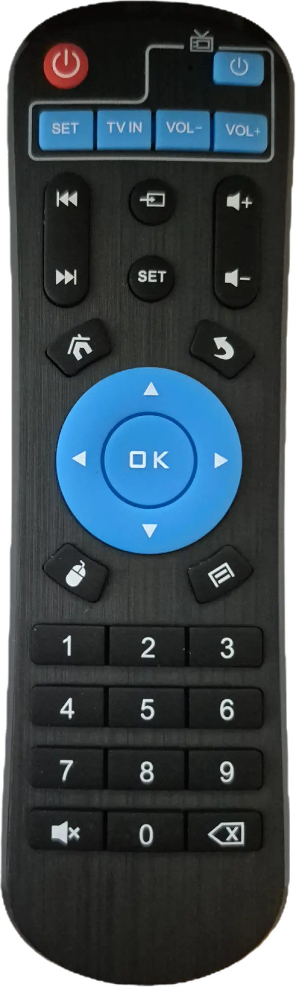GMB-X96-PROGRAMIRAJUCI DALJINSKI BLUE za X96 X4, MAX+, X98Q, Android TV Box, programmable IR