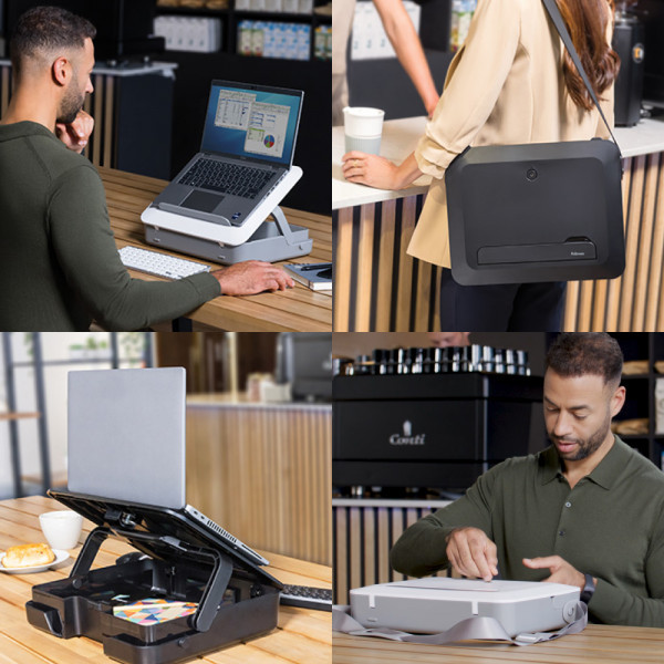 Carry case sa postoljem za laptop Fellowes Breyta bela 100016565