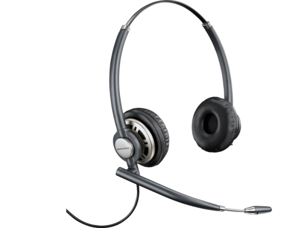 HP Poly EncorePro 720 Binaural Headset +Quick Disconnect, Black, 2yw ( 8R707AA ) 