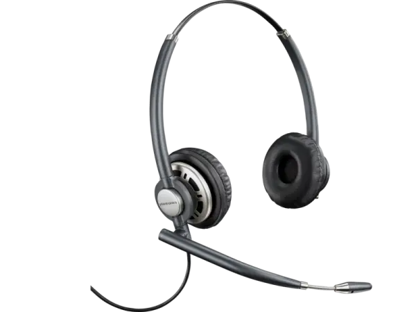 HP Poly EncorePro 720 Binaural Headset +Quick Disconnect, Black, 2yw ( 8R707AA ) 