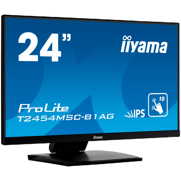 Iiyama PROLITE T2454MSC-B2AG monitor 23,8 TOUCH SCREEN  FHD 75 Hz IPS 300 cd 4 ms HDMI DP SPEAKERS Black ( T2454MSC-B2AG ) 