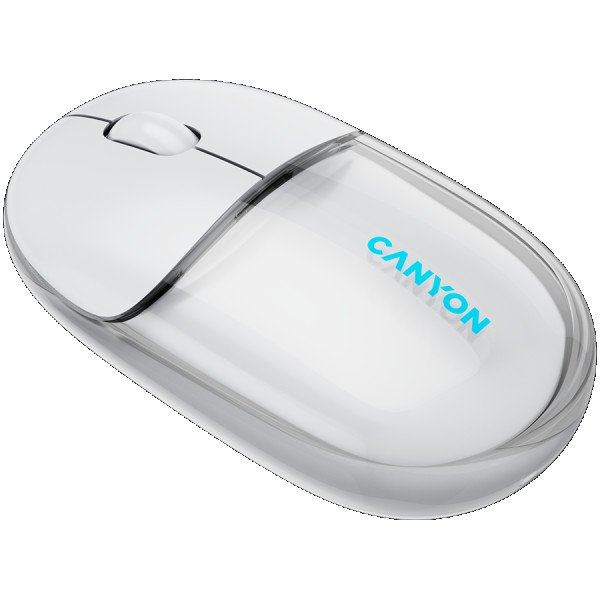 CANYON mouse OnClick 24 BT Wireless TransparentWhite ( CNS-CMSW24W ) 
