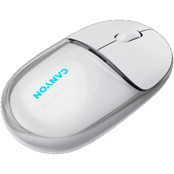 CANYON mouse OnClick 24 BT Wireless TransparentWhite ( CNS-CMSW24W ) 