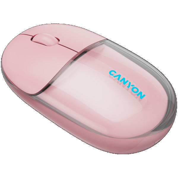 CANYON mouse OnClick 24 BT Wireless TransparentPink ( CNS-CMSW24P ) 