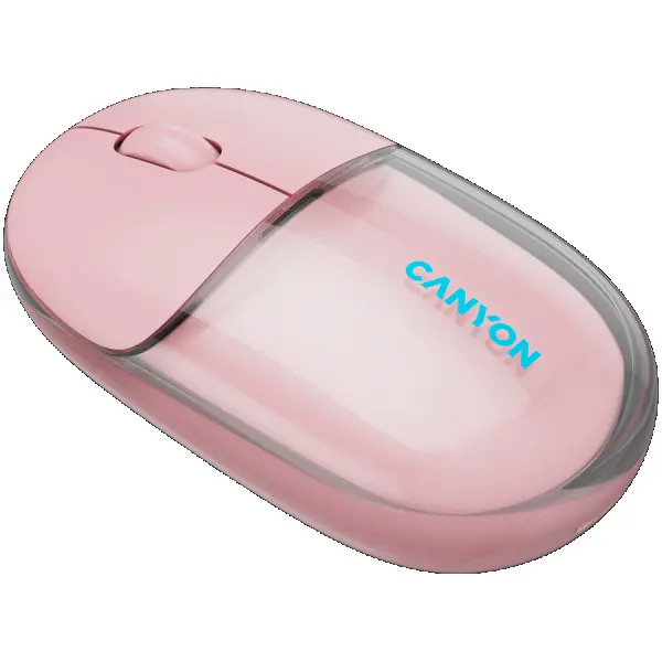 CANYON mouse OnClick 24 BT Wireless TransparentPink ( CNS-CMSW24P ) 