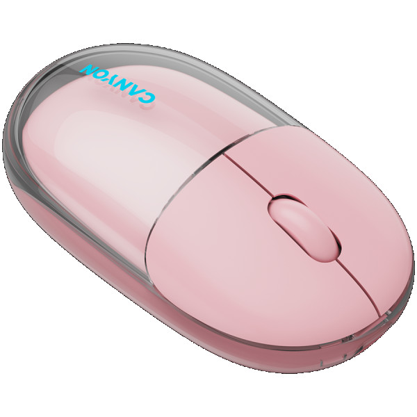 CANYON mouse OnClick 24 BT Wireless TransparentPink ( CNS-CMSW24P ) 