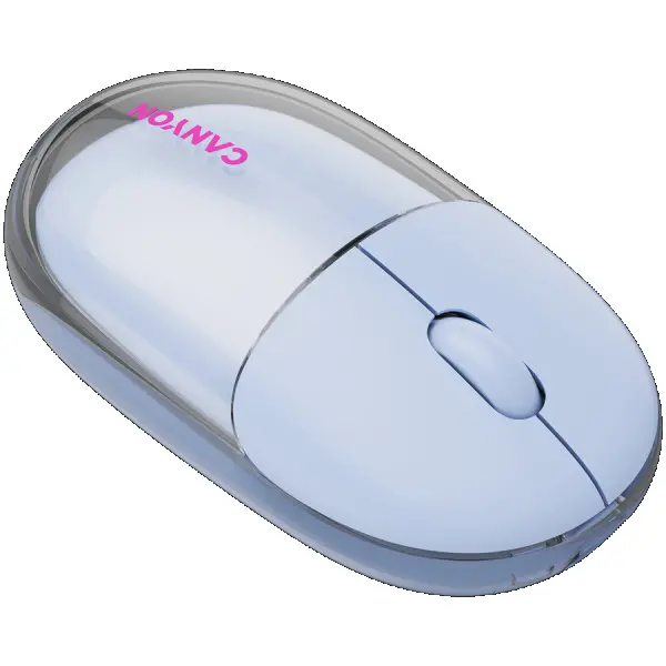 CANYON mouse OnClick 24 BT Wireless TransparentBlue ( CNS-CMSW24BL ) 