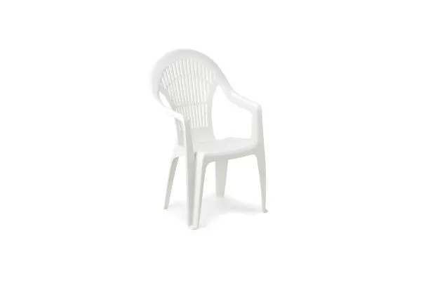 Baštenska stolica plastična Vega bela 