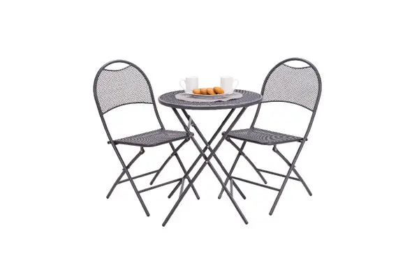 Metalni balkon set – sto + 2 stolice 