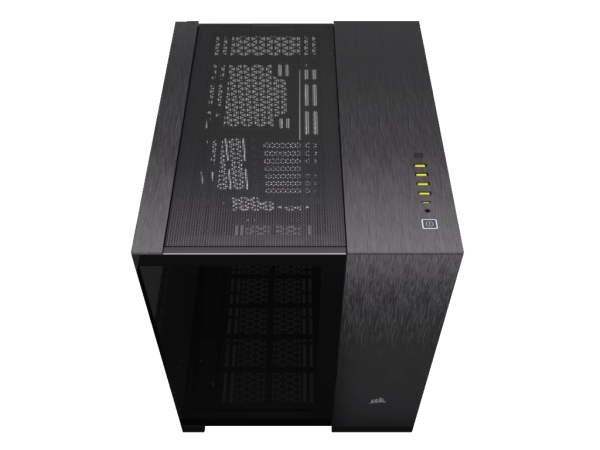 Kucište CORSAIR 6500X Mid-Towerdve komorekaljeno staklobez napajanjacrnaobsidijan aluminijum' ( 'CC-9011283-WW' ) 