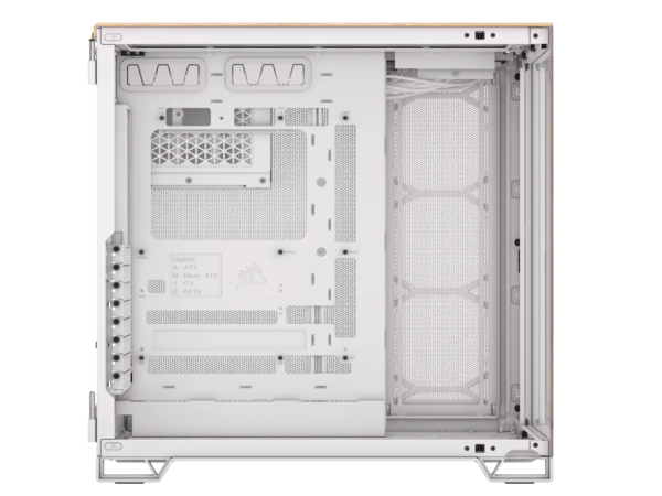 Kucište CORSAIR 6500X Mid-Towerdve komorekaljeno staklobez napajanjabelabambus drvo' ( 'CC-9011284-WW' ) 