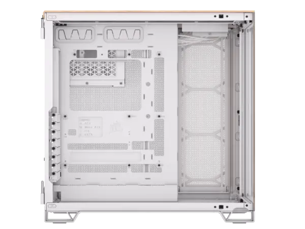 Kucište CORSAIR 6500X Mid-Towerdve komorekaljeno staklobez napajanjabelabambus drvo' ( 'CC-9011284-WW' ) 