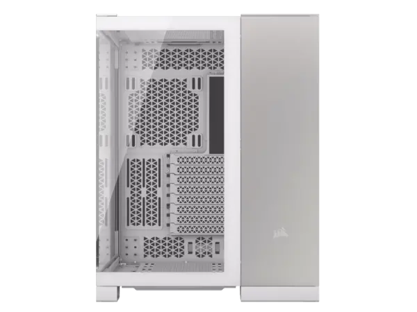 Kucište CORSAIR 6500X Mid-Towerdve komorekaljeno staklobez napajanjabelasaten sivo aluminijum' ( 'CC-9011285-WW' ) 
