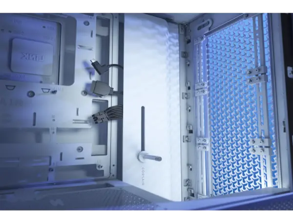 Kucište CORSAIR FRAME 4000D Mid-TowerATXkaljeno staklobez napajanjabela' ( 'CC-9011291-WW' ) 