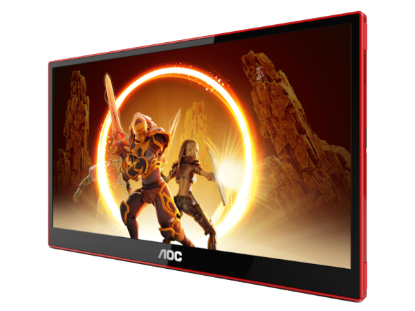 Monitor AOC 16G3 15,6''IPS1920x1080144Hz4ms GtGHDMI,USB type Czvucniciprenosnicrnocrvena' ( '16G3' ) 