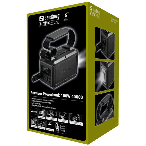 Powerbank Sandberg SURVIVOR 421-14 40000mAh 100W