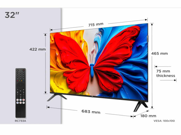 Televizor TCL 32S5KQLED32''FullHD60HzAndroid TVcrna' ( '32S5K' ) 