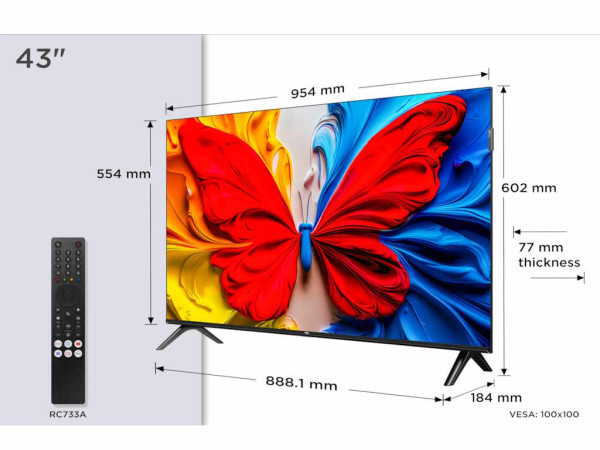 Televizor TCL 43S5KQLED43''FullHD60HzAndroid TVcrna' ( '43S5K' ) 