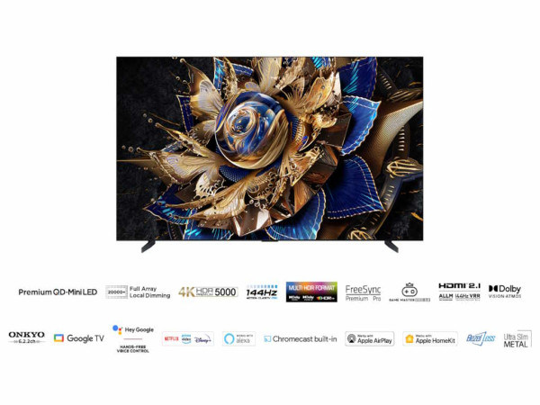 Televizor TCL 115X955MaxMiniLED115''4K144HzGoogle TVcrna' ( '115X955MAX' ) 
