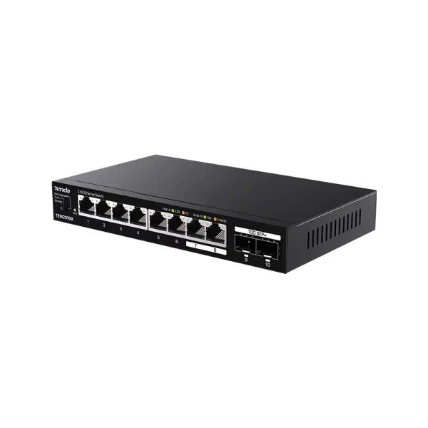 Svič 2.5Gbps 8-port Tenda TEM2010X Metal case2x10G SFP+