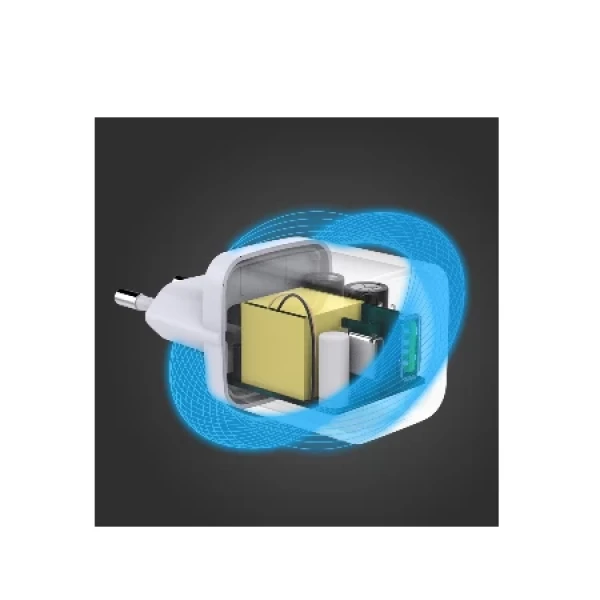 Celly punjač 20W PD USB-A + USB-C bela ( 77020 )