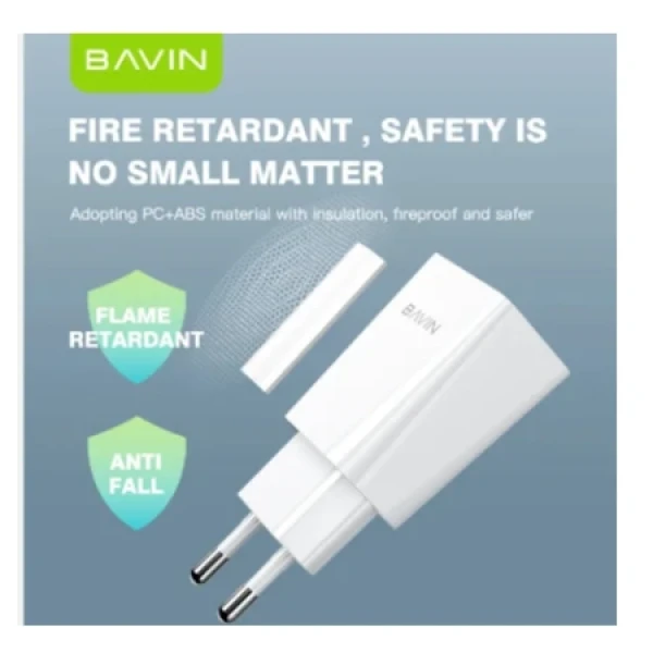 Bavin punjač 2.4A USB-A + kabl Micro bela - PC895Y ( 90026 )