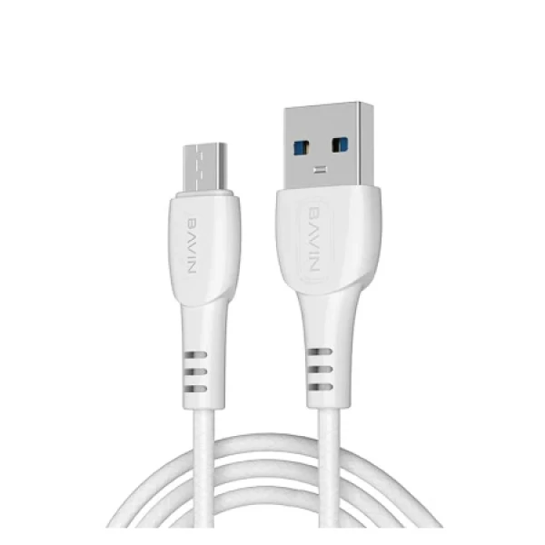 Bavin punjač 2.4A USB-A + kabl Micro bela - PC895Y ( 90026 )