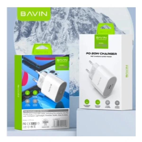 Bavin punjač 20W USB-C bela - PC851Y ( 90034 )