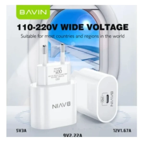 Bavin punjač 20W USB-C bela - PC851Y ( 90034 )