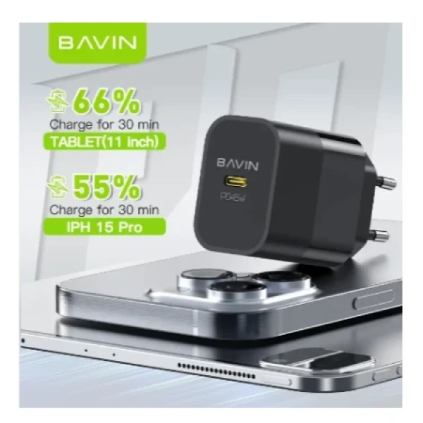 Bavin punjač  GaN 45W-PD USB-C crna - PC986Y ( 90037 )