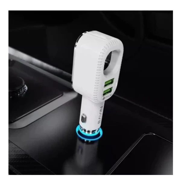 Bavin Auto punjač&sterilizator 36W PD QC3,0 2XUSB +kabl Lightning  bela - PC285 ( 90041 )