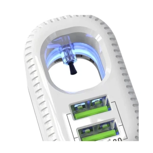 Bavin Auto punjač&sterilizator 36W PD QC3,0 2XUSB + kabl type-C bela - PC285 ( 90042 )