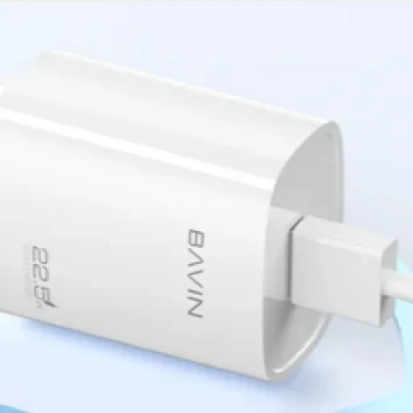 Bavin punjač 22.5w Usb A + kabl Type C bela - PC995Y ( 90051 )