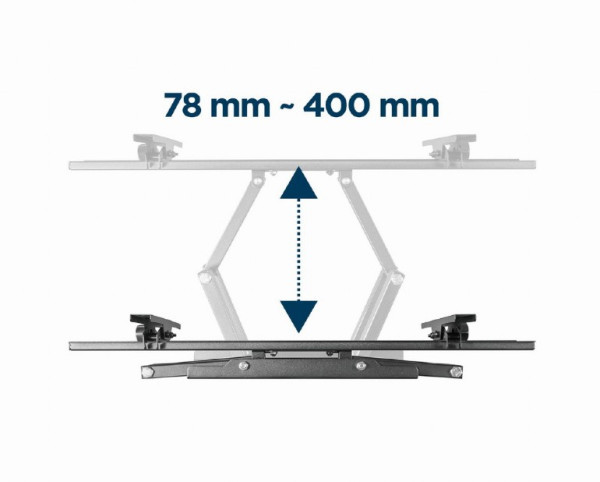WM-70ST-01 Gembird TV nosac okretanje/tilt 37-70 VESA max.60x40cm, max 35kg