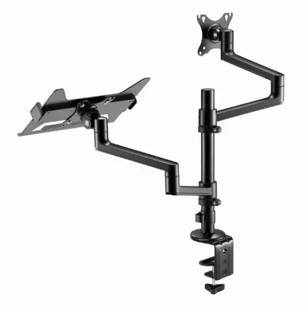 MA-DA-04 Gembird Podesivi stoni drzac za monitor tilt, 17-32 max.8kg + nosac za laptop
